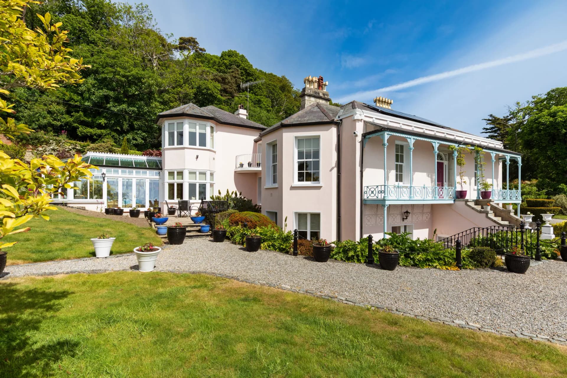 Georgian Villa with Panoramic Views Overlooking Killiney Bay — in County Kerry, Ireland